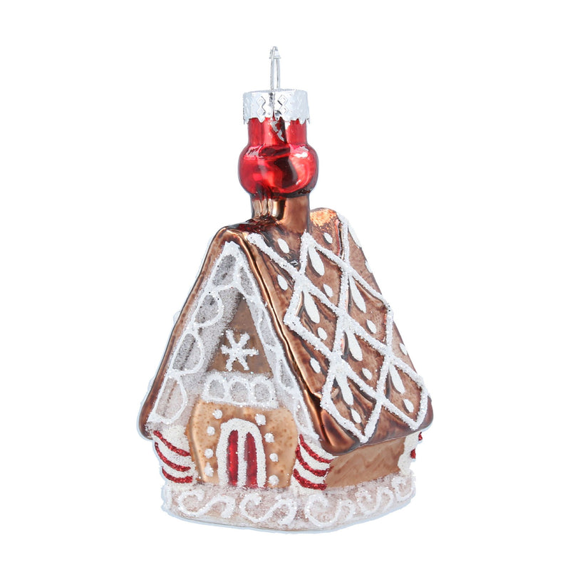 Glass Decoration Gingerbread House