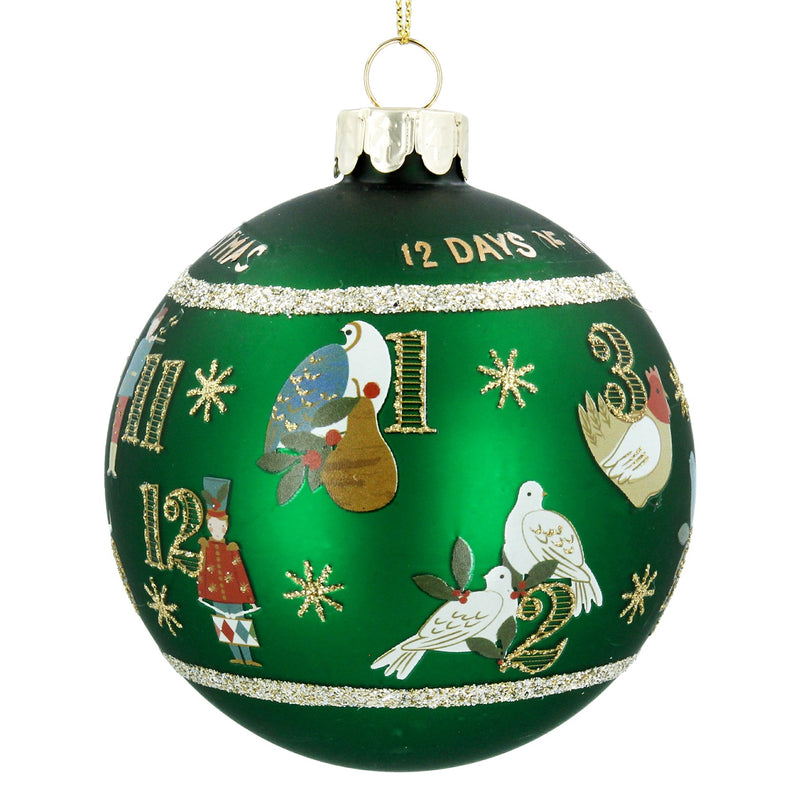12 Days of Christmas Glass Ball