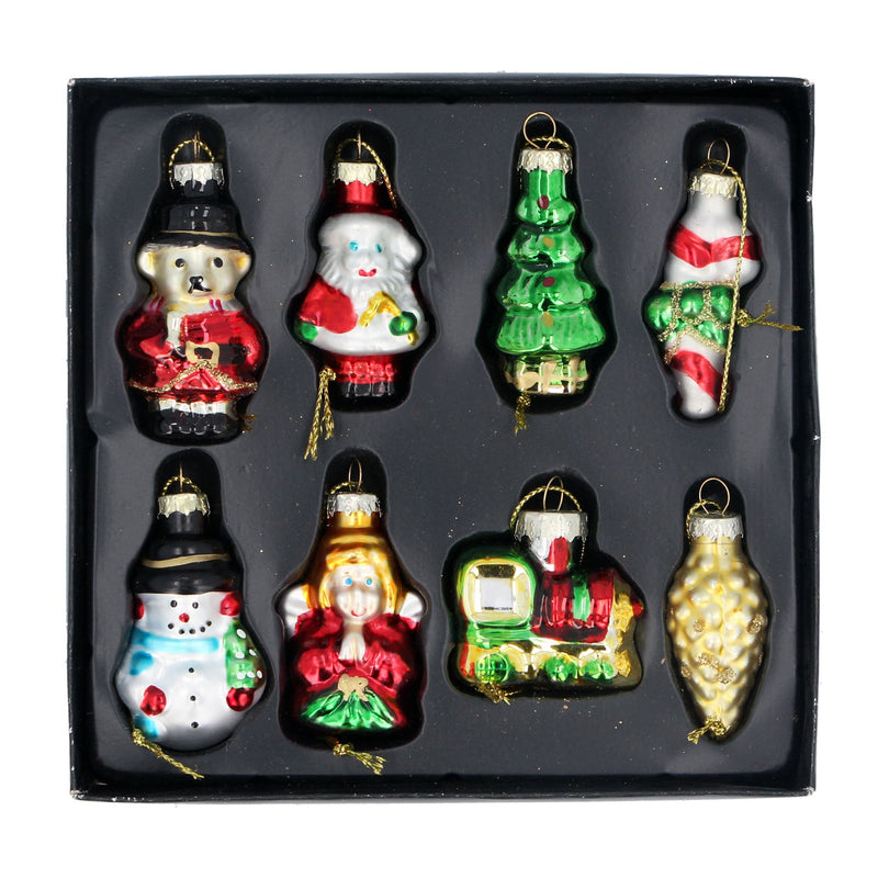 Box Set of Eight Nostalgia Glass Shapes