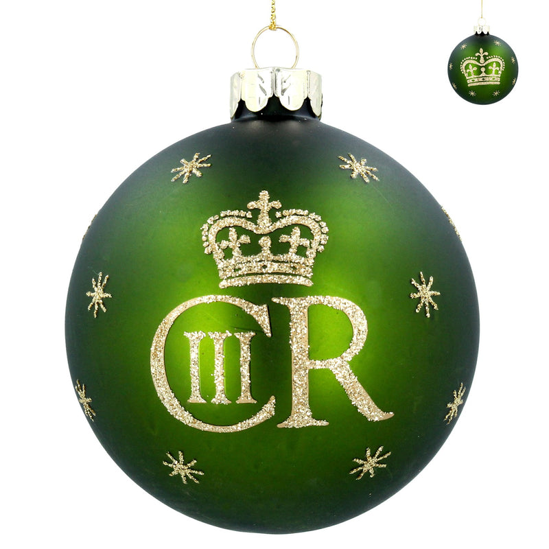 Royal Matt Green Glass Ball