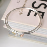 Triple mixed bees bangle set