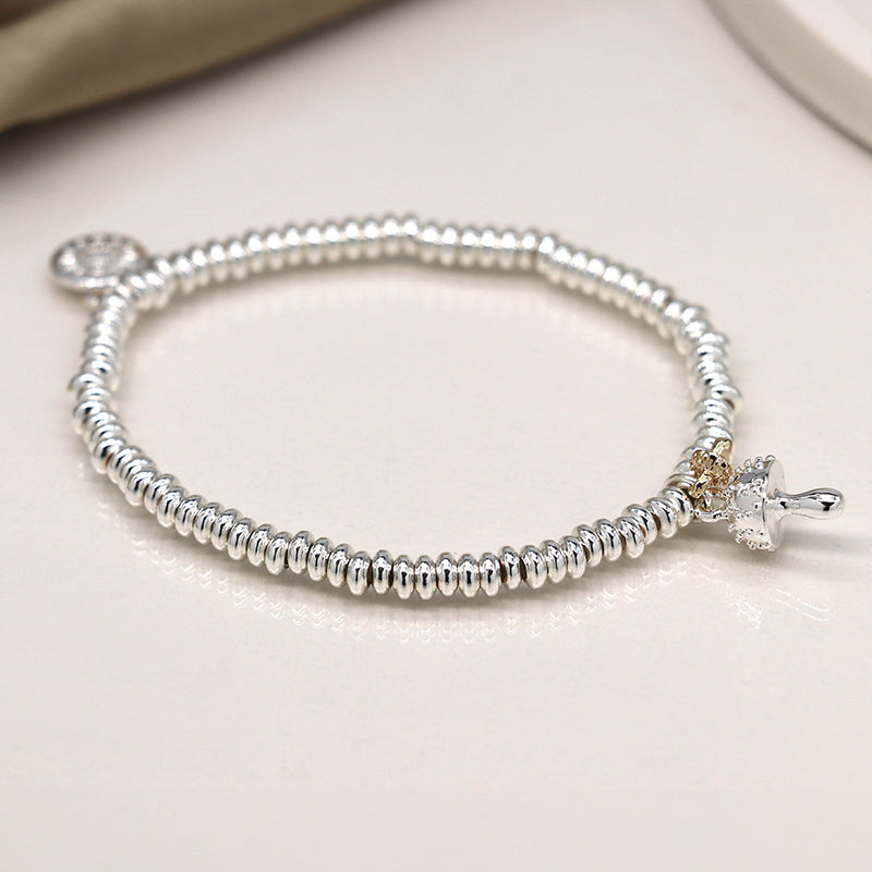 Silver Plated Toadstool Bracelet