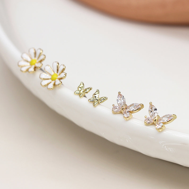 Daisy and Butterfly 3 Pair Pack