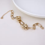 ODYSSEY LINK BRACELET-IMITATION GOLD PLATE