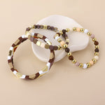 MALLORY MIXED BRACELET STACK - PASTEL/GOLD