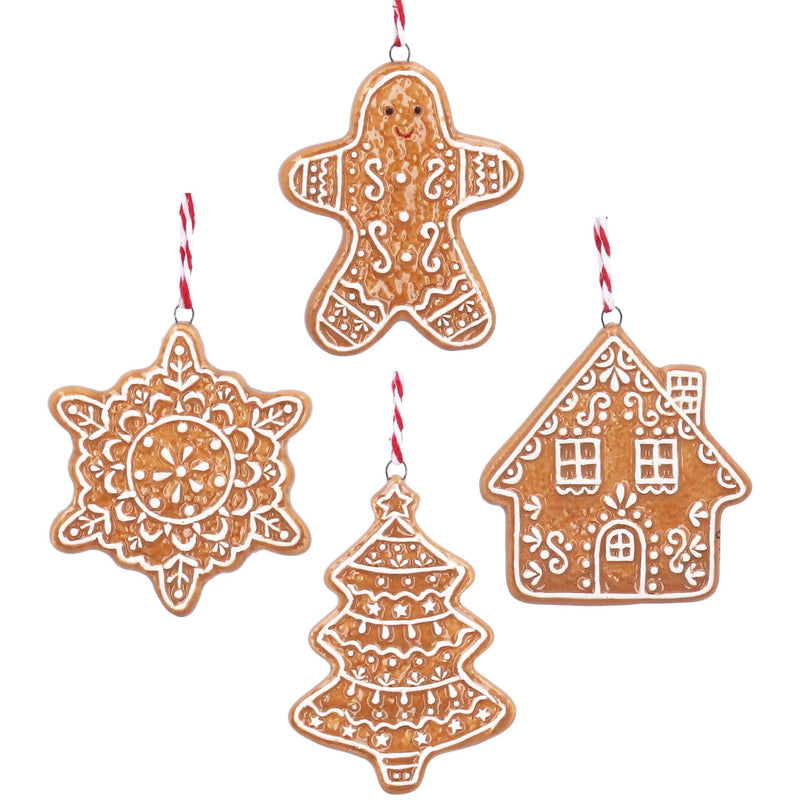 Ceramic Gingerbread Mini Shaped Decoration