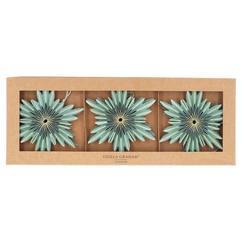 Sage Green Paper Snowflakes