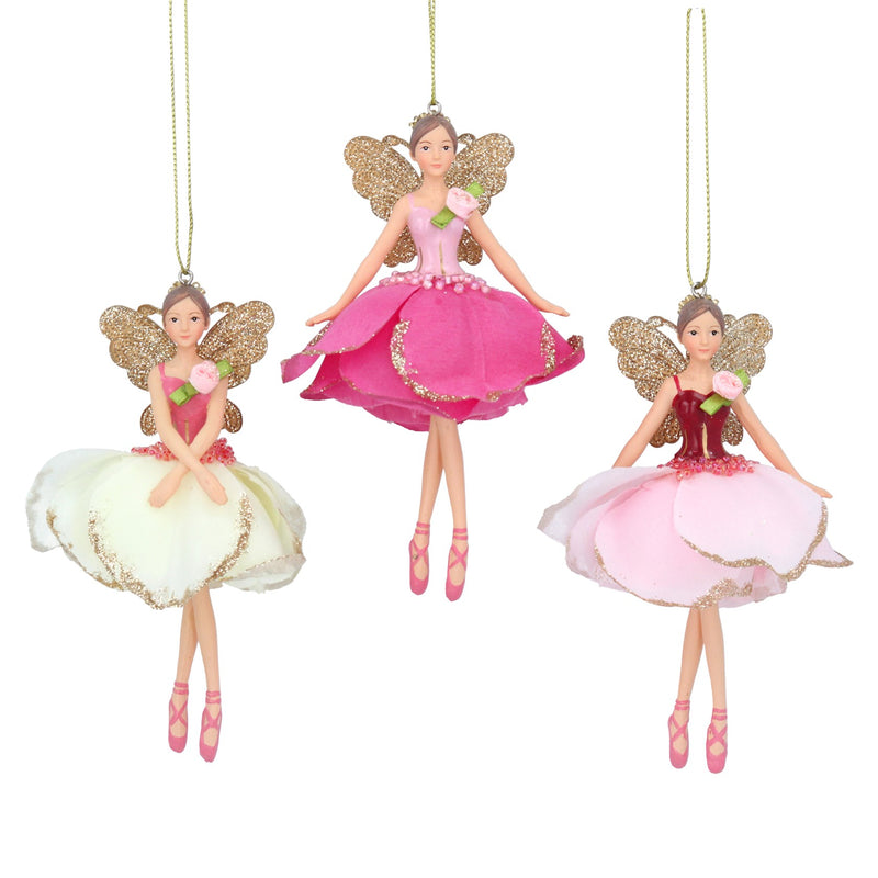 Rose Petal Fairy Decoration