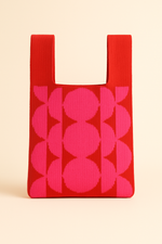 Pink Rhythm – Knitted Bag