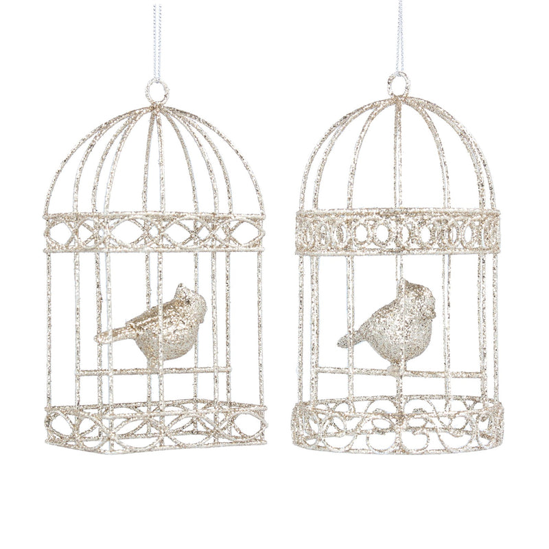 Gold Bird in Cage
