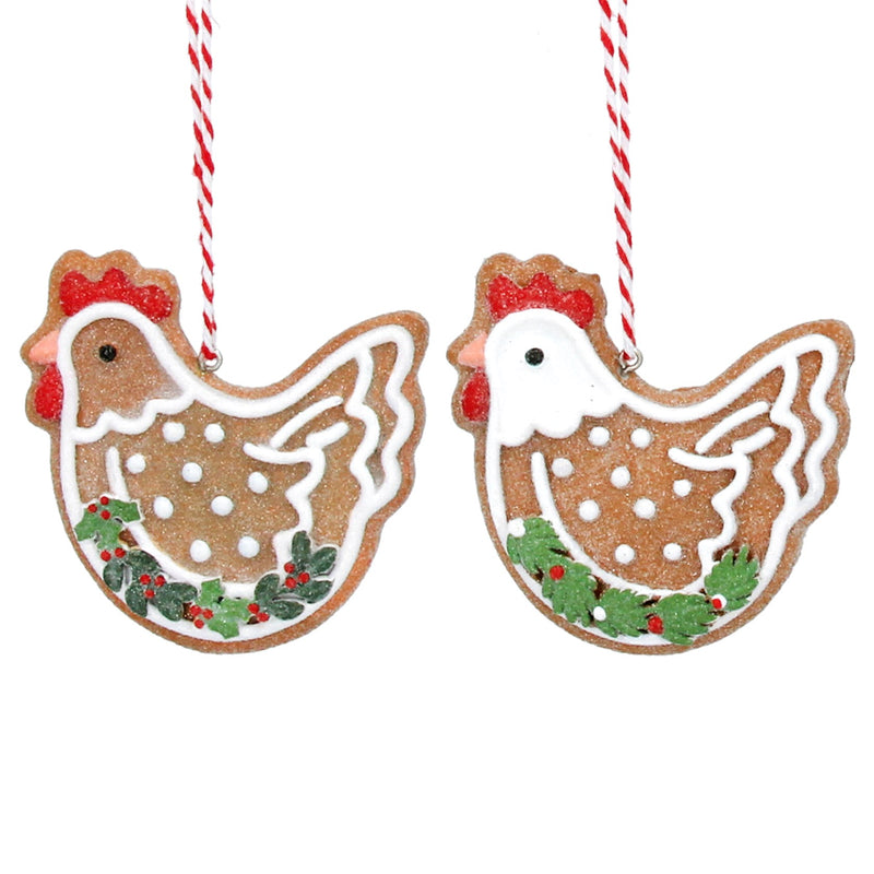 Gingerbread Hen Resin Dec
