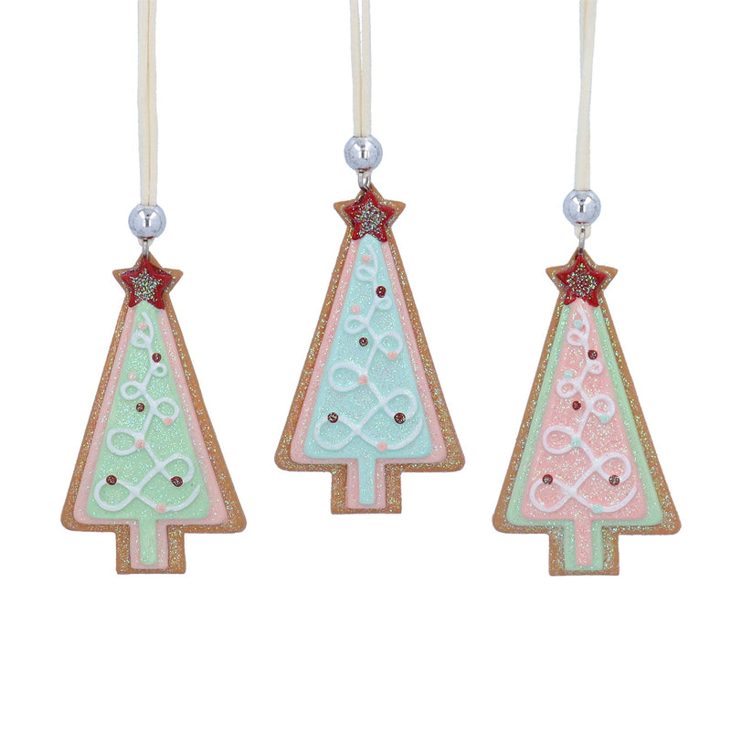Gingerbread Tree with Pastel Icing Decoration