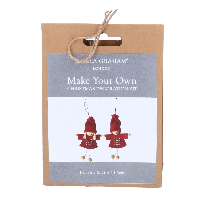 Make Your Own Scandi Boy and Girl Decoration KIt