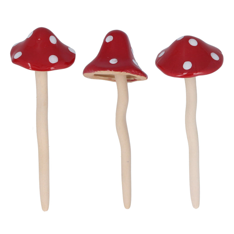 Ceramic Toadstool Spike Ornament