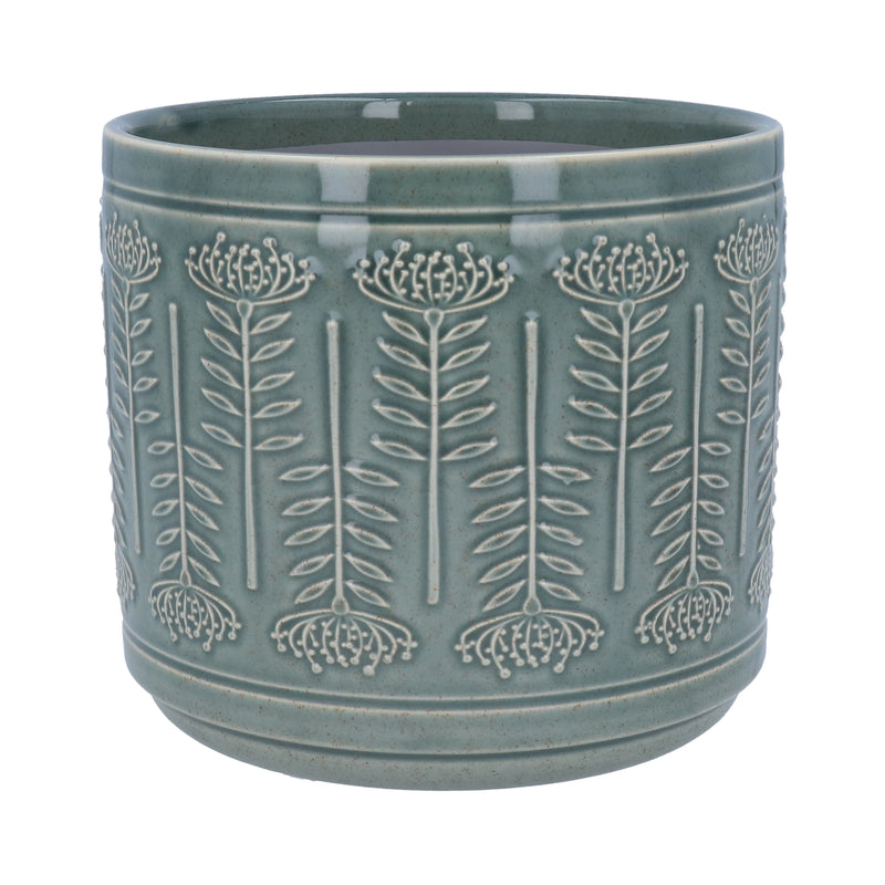 Dark Sage Plant Pot Cover
