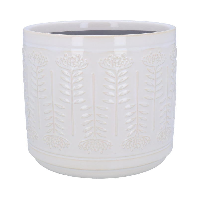 White Plant Pot Cover