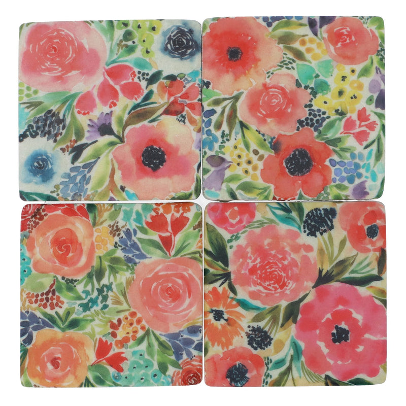 Summer blooms coaster