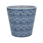 Navy Stoneware Pot Covers