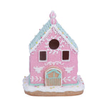 Pink and Blue Iced LED Gingerbread House