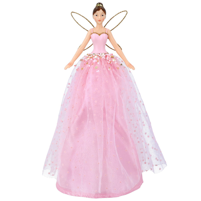 Pale Pink Fairy Resin Tree Topper