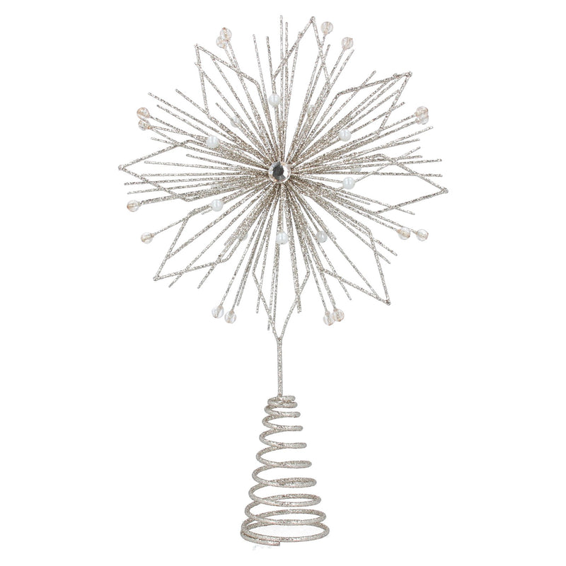 Gold Glitter Star Tree Topper