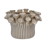 Taupe Porcelain Plant Pot