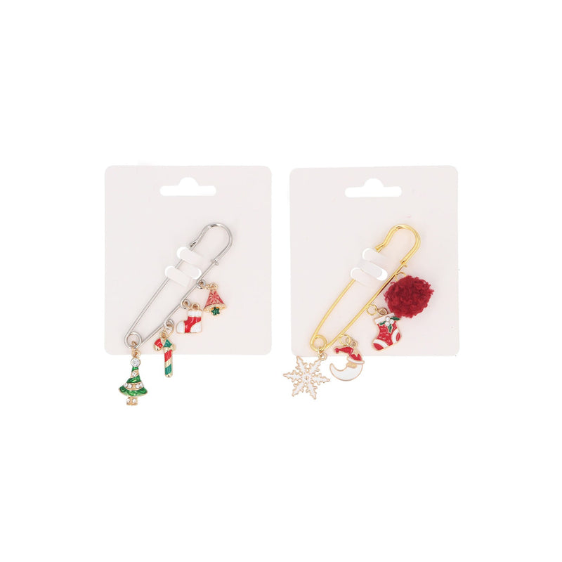 Metal Pin Christmas Charm