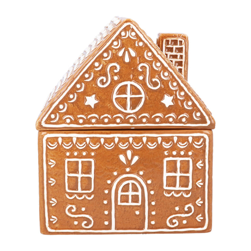 Ceramic Gingerbread House Cookie Jar