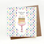 Penblwydd Hapus Greeting Card