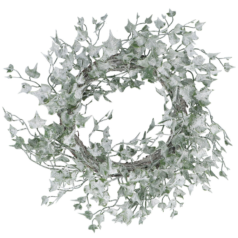 Frosted Ivy Wreath