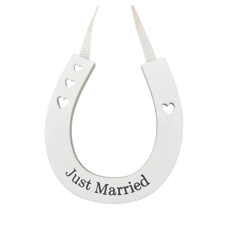 Wooden Horseshoe Decortion