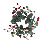 Eucalyptus Red Berry Candle Ring