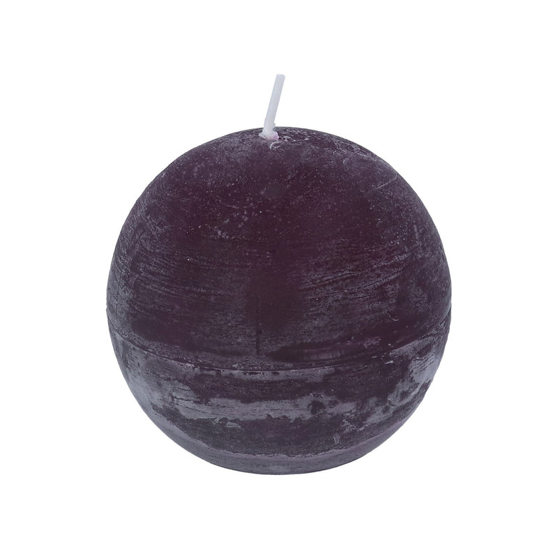 Dark Purple Ball Candle
