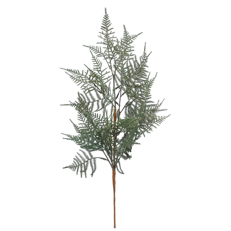Green Maidenhair Fern with Glitter Stem