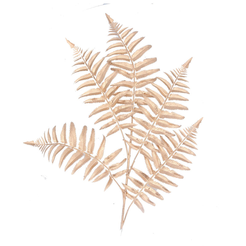 Matt Gold Fern Leaf Spray