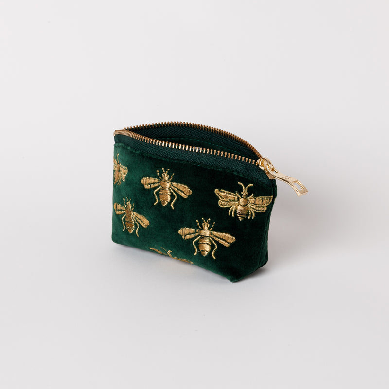 Elizabeth Scarlett Forest Honey Bee Coin Purse