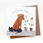 Penblwydd Hapus Greeting Card