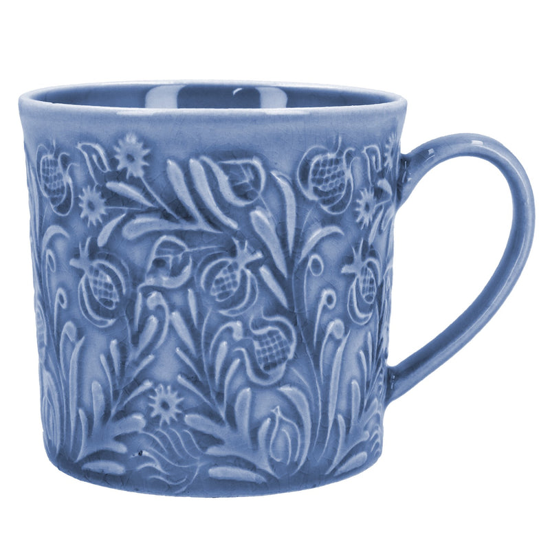 Country Flowers Blue Mini Mug