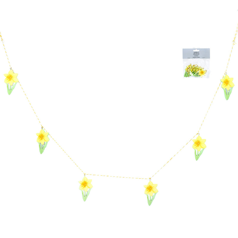 Wood Garland 120cm - Daffodil