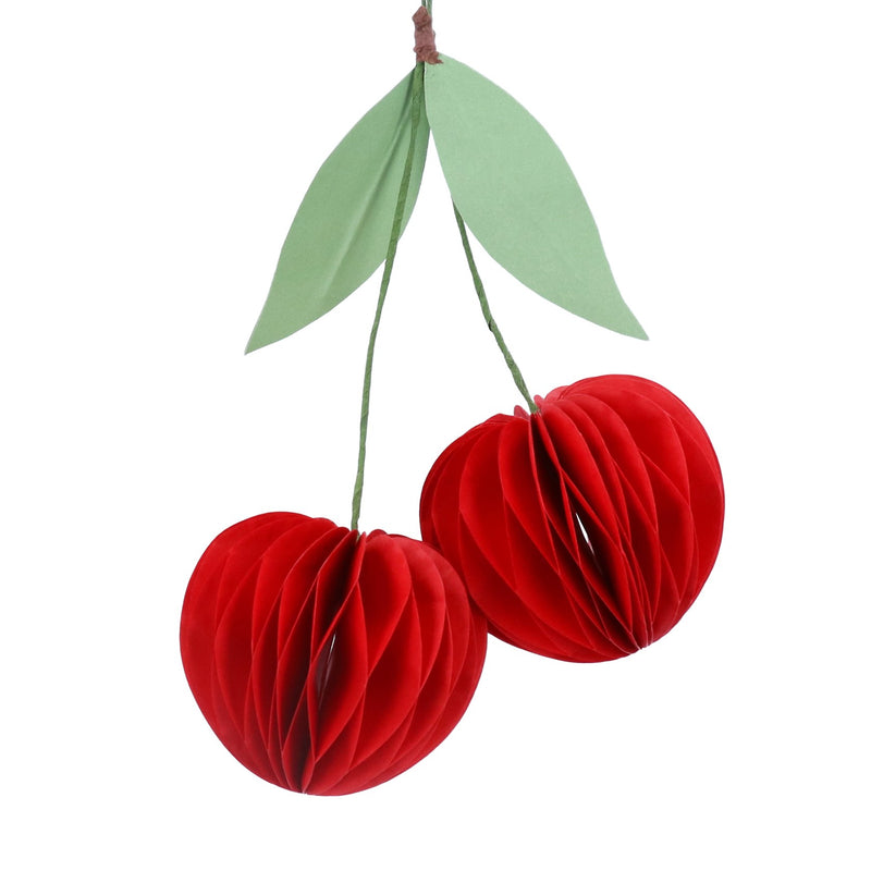 Paper Dec 17cm - Honeycomb Cherry
