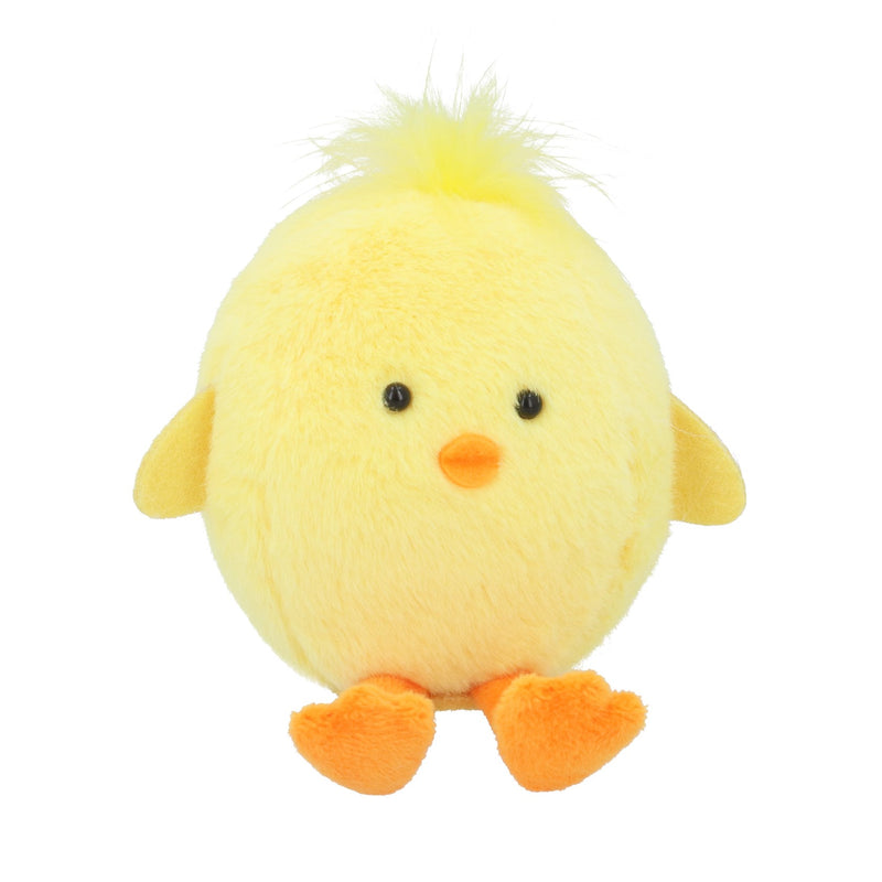 Fabric Shelf Sitter 10cm - Yellow Round Chick