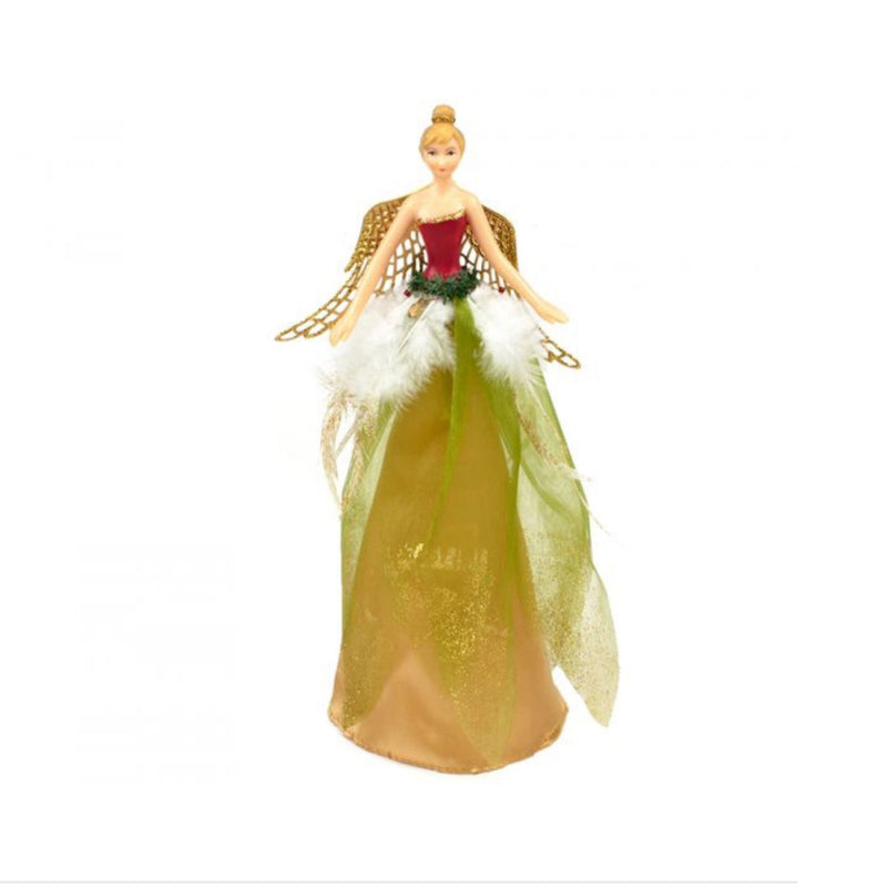 Red and Gold Starlight Fairy Tree Topper