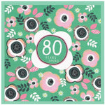 80th Birthday Card