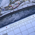 Calendr Cymru 2026 - Wales Calendar