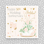 Golden Wedding Anniversary Card