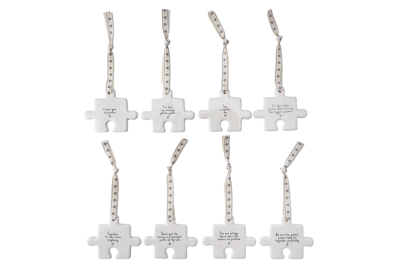 Assorted Jigsaw Ceramic Hanger