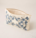 Elizabeth Scarlett Grapevine Cream Cotton Pouches
