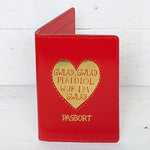 Clawr Pasbort a Thag Bagiau Passport Cover and Luggage Tag