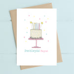Dandelion Design Penblwydd Hapus Cards