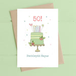 Dandelion Design Cardiau Oedran Penblwydd Hapus